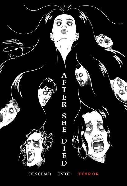 After She Died Hindi Dubbed Movie Poster (2022)