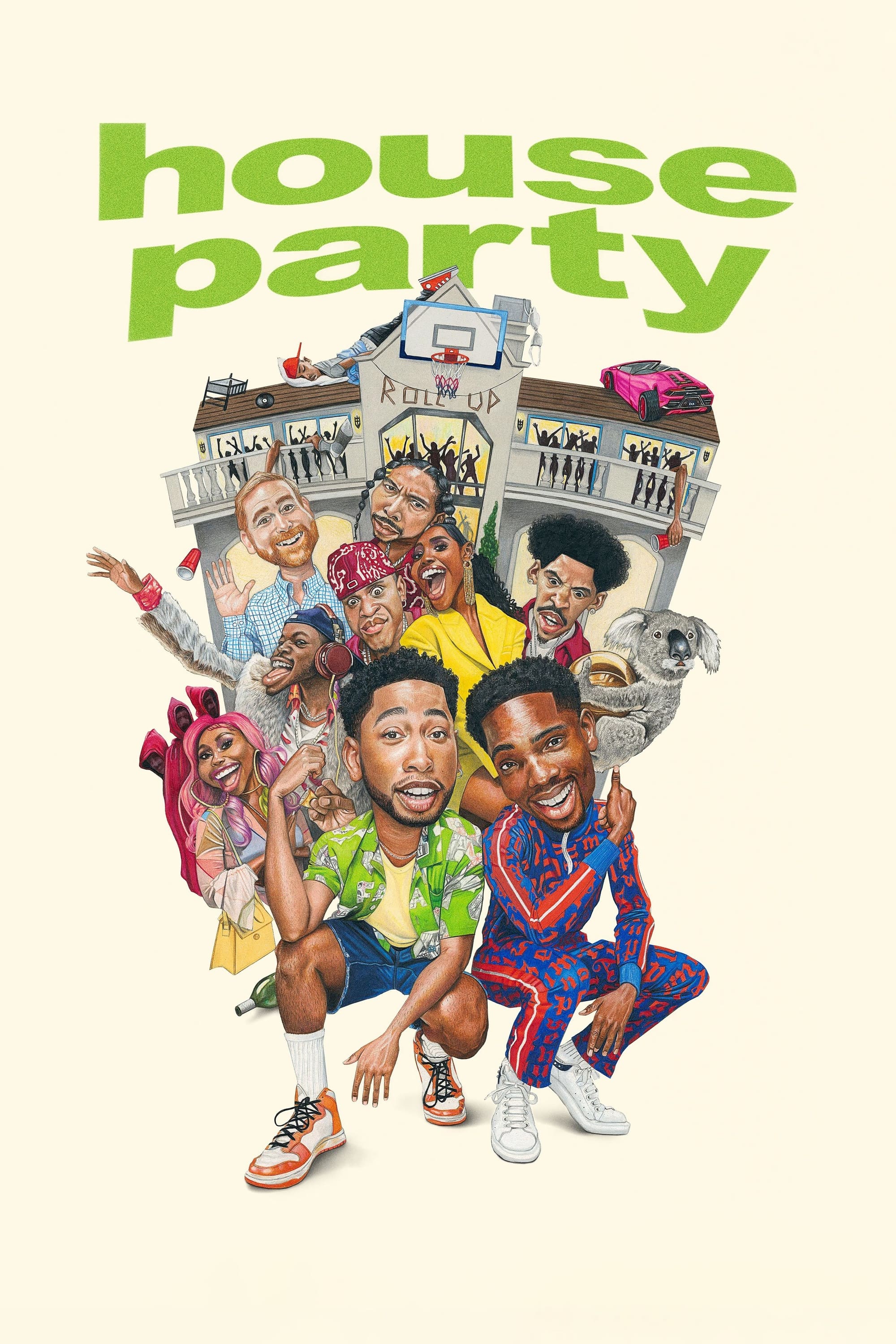 House Party Hindi Dubbed Movie Poster (2023)