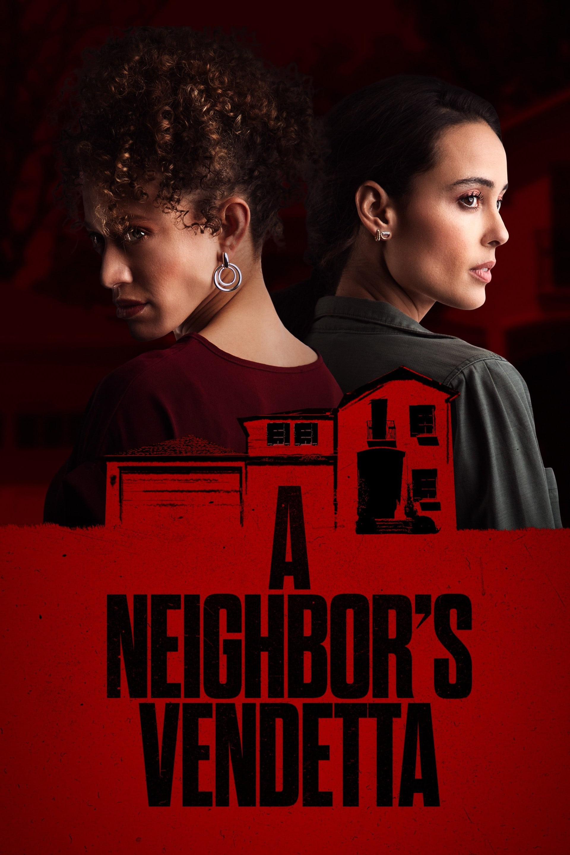 A Neighbor's Vendetta Hindi Dubbed Movie Poster (2023)