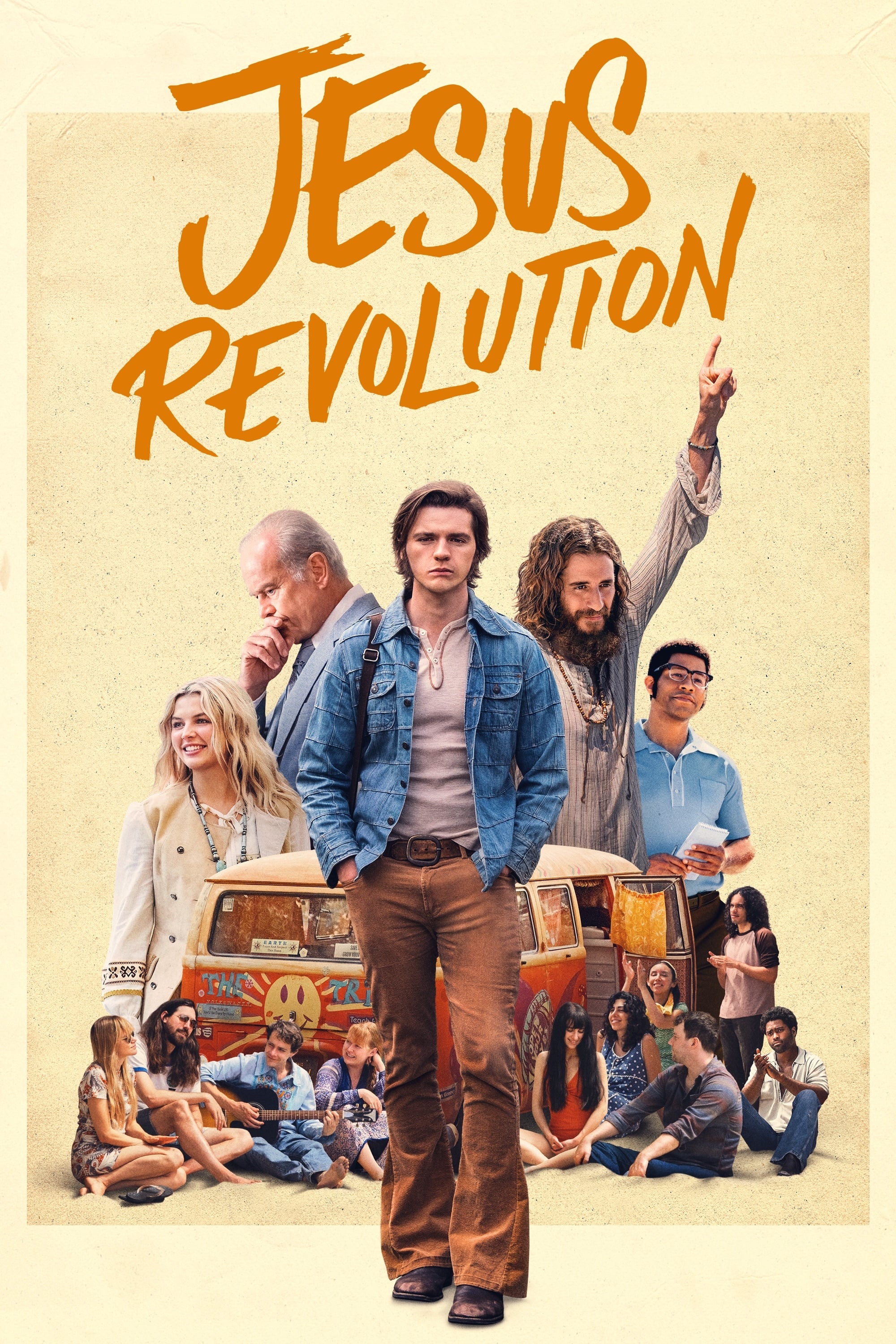 Jesus Revolution Hindi Dubbed Movie Poster (2023)