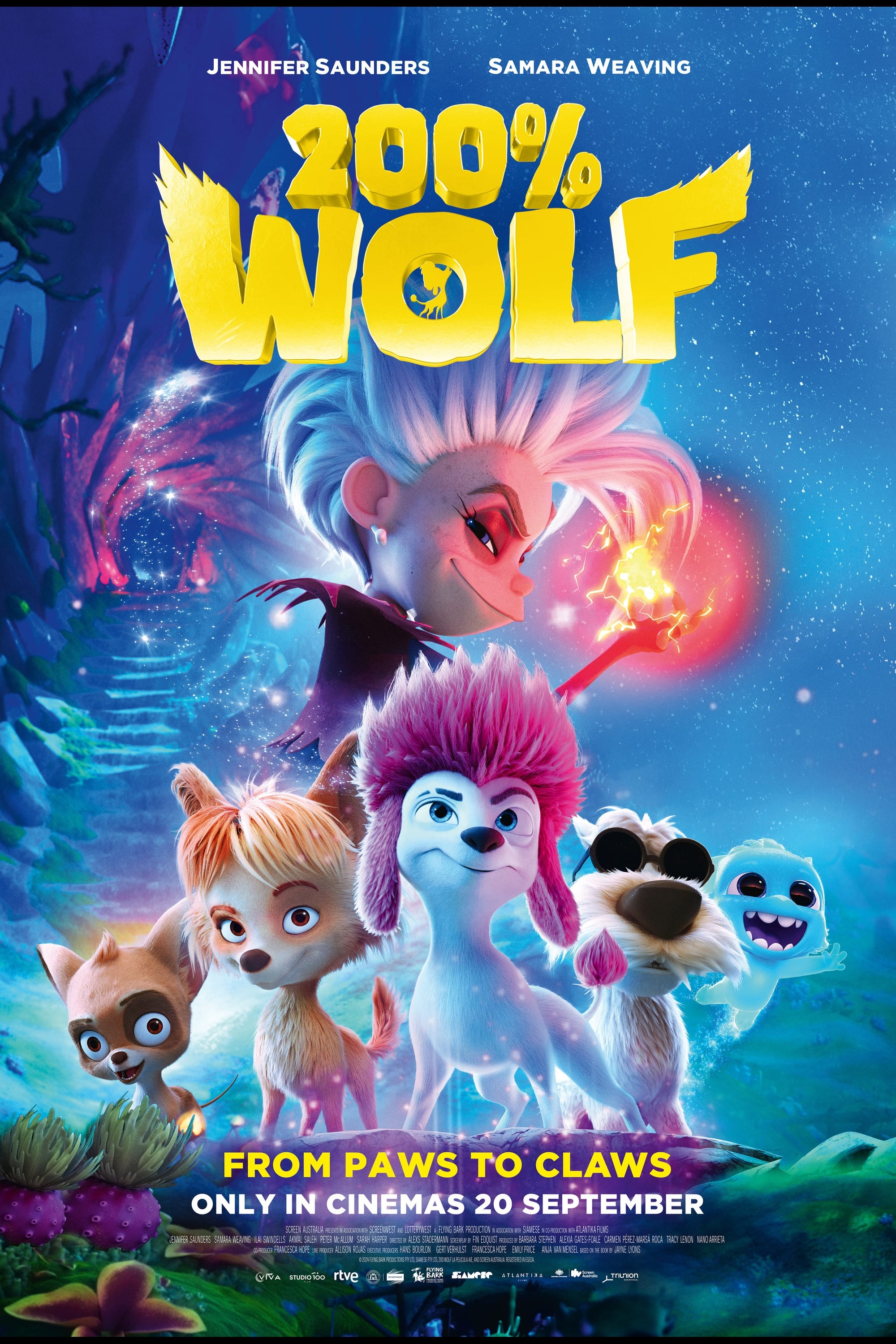 200% Wolf Hindi Dubbed Movie Poster (2024)